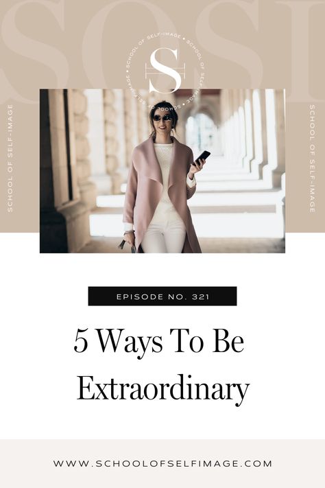 Click through to discover 5 ways to create an extraordinary life, on your terms and without overwhelm. Tonya Leigh, Be Extraordinary, Luxurious Life, Extraordinary Life, Daily 5, Self Image, Self Care Activities, Women Life, The School