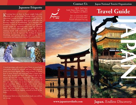 Japan Brochure Design, Japan Travel Brochure, Japan Brochure, Travel Brochure Design, Brochure Templates Free Download, Tourism Design, Japan Tourist, Japan Holiday, Brochure Design Layouts