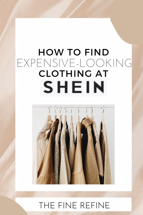 How to find expensive looking clothing at shein clothes rack Finds On Shein, Minimalist Tips, Online Shopping Hacks, A Box Of Chocolates, How To Look Expensive, Box Of Chocolates, Fast Fashion Brands, Shein Outfits, Tried And True