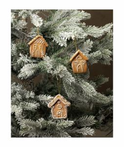 Gingerbread House Ornaments Gingerbread House Ornaments, White Gingerbread House, Neutral Holiday Decor, Christmas Paper Plates, Christmas Fireplace Decor, Holiday Tablescapes, White Christmas Decor, Christmas Family Photos, Hello Lovely