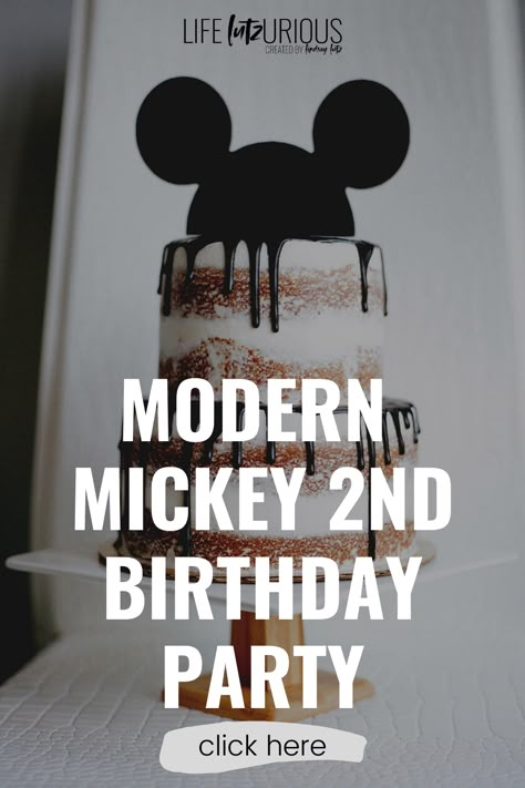 Mickey Mouse Birthday Simple, Mickey Mouse Birthday Twodles, 2 Year Mickey Mouse Party, Two Year Old Mickey Mouse Birthday Party, 2nd Birthday Mickey Mouse Theme, Mickey Mouse Birthday Decorations Ideas, Classic Mickey Mouse Birthday, Modern Mickey Mouse Birthday Party, Diy Mickey Decorations