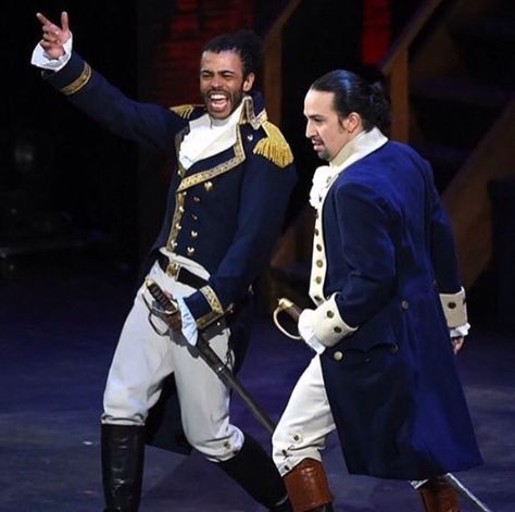 Lafayette and Hamilton Lafayette Hamilton, Hamilton Wallpaper, Hamilton Lin Manuel Miranda, Daveed Diggs, Hamilton Lin Manuel, Hamilton Cast, Anthony Ramos, Hamilton Broadway, Hamilton The Musical