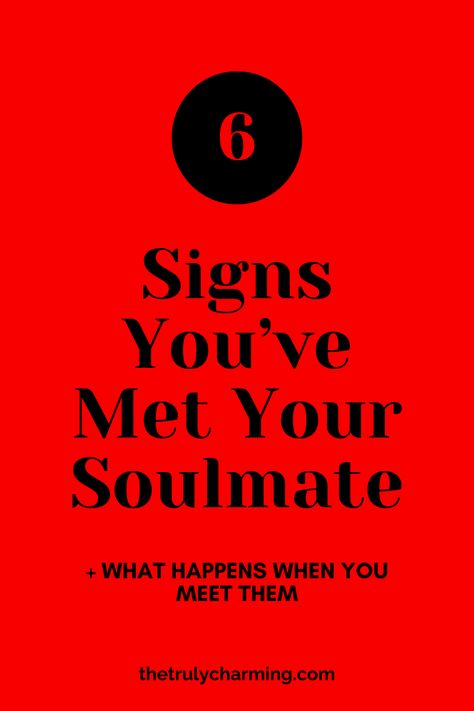 6 Signs You’ve Met Your Soulmate How To Know Your Soulmate, About Soulmates, Finding Soulmate, Soulmate Energy, Pisces Soulmate, When Soulmates Meet, What Is A Soulmate, When Will I Meet My Soulmate, How To Find My Soulmate