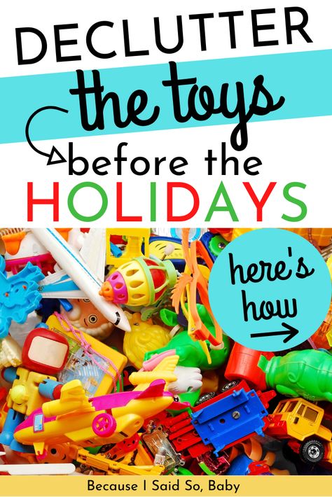 How To Get Rid Of Toys, Playroom Declutter, Organize Playroom, Declutter House, Organize Toddler Toys, Declutter Toys, Playroom Toys, Toy Clutter, Toddler Organization