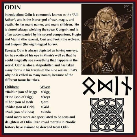 Norse Gods Runes, Norse Pagan Gods And Goddesses, Odin Altar Offerings, Offerings For Odin, Norse Paganism For Beginners, Odin Witchcraft, Odin God Norse Mythology, Norse Goddesses, Norse Deities