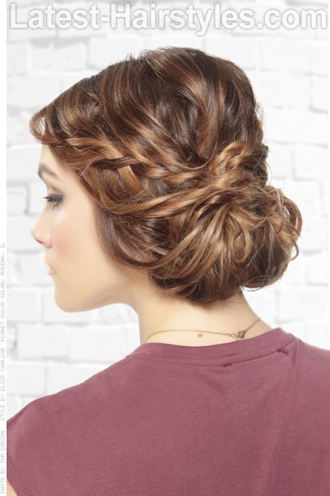 Simple Updo with Braids and Twists Back Textured Updo, Texas Hair, Simple Updo, Haircut Styles For Women, Charming Wedding, Short Haircut Styles, Braided Bun Hairstyles, Easy Hair Updos, 2015 Hairstyles