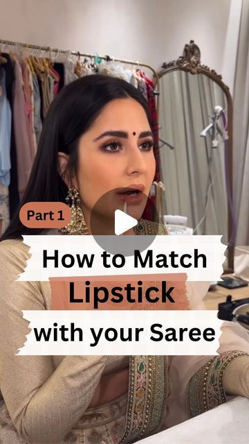 TantuParv | Handloom Sarees on Instagram: "#styletip How to match Lipstick with your Saree- A guide to know colour therapy better✨✨ Save , share & follow for more ✅🫶  Shop Exclusive collection of Sarees @tantuparv😍  Visit our website www.tantuparv.com & avail 10% off on your 1st order 🛒🛍️🎉  P.S. We’re into Handloom sarees & silk sarees for weddings  The reel is for inspiration purposes only!  Follow for more @tantuparv✅  #sareeideas #outfitsfromsaree #outfitfromscratch #sarees #sequinssaree #designersaree #partywearsaree #tantuparv #sarees  #blouse #indianstyle #desistyle #traditional #loveforsaree #indiantradition #ethnicwear #indianwedding #weavesofindia #vocalforlocal  #festivewear #festive #sari #festivalwear #women #DrapedInStyle #SareeStatement #UniqueCollections  #sareefashion Maroon Saree Makeup Look, Pastel Saree Look, Makeup For Saree Look, Pastel Shade Sarees, Red Saree Blouse Color Combinations, Maroon Saree Blouse Combination, Maroon Saree Look, Silk Saree Look Traditional, Pink Lipstick Look