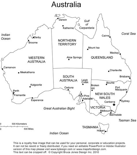 Australia For Kids, Map Of Australia, 6th Grade Social Studies, Teaching Geography, Homeschool Geography, Geography Map, Geography Lessons, Map Outline, Australia Map