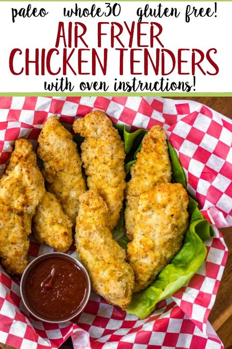 Paleo Air Fryer Chicken, Awaken 180, Paleo Air Fryer, Air Fryer Chicken Tenders, Whole30 Chicken, Fried Chicken Tenders, Crispy Chicken Tenders, Chicken Thigh Recipes Oven, Boiled Egg Diet Plan