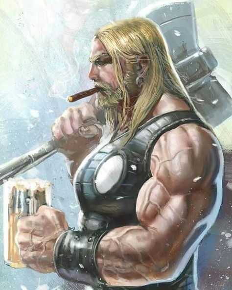 Ultimate Thor, Thor Comic Art, Marvel Universe Art, Thor Art, Thor Comic, Thor Marvel, Odin Thor, Drawing Superheroes, Comic Book Collection