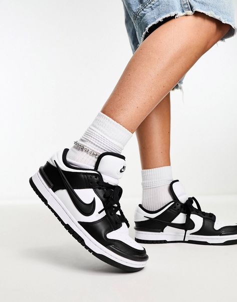 Nike Dunk Low sneakers in black iridescent | ASOS Nike Dunk Low Twist, Air Max 90s, Black Iridescent, Nike Training, Nike Brand, Performance Leggings, Low Sneakers, Nike Dunk Low, Dunk Low