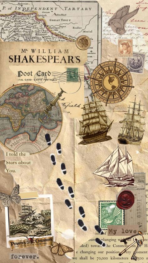 #pirateslife #map #scrapbookaesthetic History Posters Aesthetic, Map Making Aesthetic, History Aesthetic Wallpaper, History Core, Map Scrapbook, Deep Sea Diver Art, History Scrapbook, Map Aesthetic, History Notebook