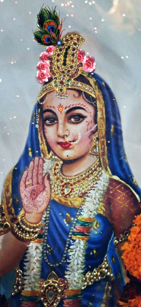 Radha Rani Image Barsana, Radha Rani Wallpaper Full Hd, Radha Krishna Modern Art, Shree Ram Photos, Vrindavan Photography Pictures, Krishna Hd, Radha Krishna Songs, Lord Krishna Hd Wallpaper, Hinduism Art