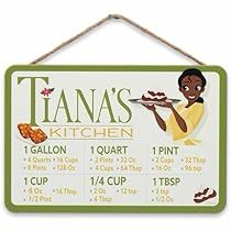 Tiana Kitchen, Frog Bedroom, Disney Princess Kitchen, Frog Nursery, Princess Kitchen, Black Disney Princess, Kitchen Conversion Chart, Disney Kitchen Decor, Conversion Chart Kitchen