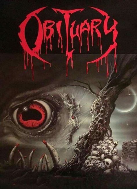 Obituary Band, Electric Wizard, Metal Meme, Punk Poster, Heavy Metal Art, Goth Wallpaper, Extreme Metal, Band Wallpapers, Metal Albums