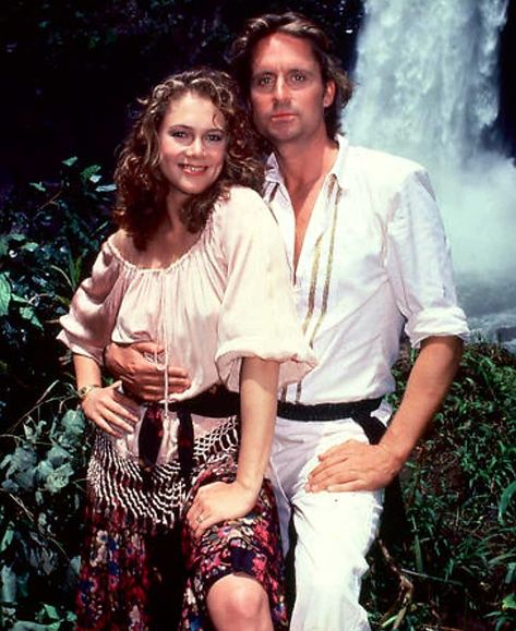 Miss Charlotte on Instagram: “Michael Douglas and Kathleen Turner in Romancing the stone (1984). . . . #michaeldouglas #kathleenturner #1980s #80sfashion #80smovies…” Romancing The Stone Movie, Debra Winger, English Comedy, Kathleen Turner, Romancing The Stone, Young Frankenstein, Michael Douglas, John Waters, Burt Reynolds