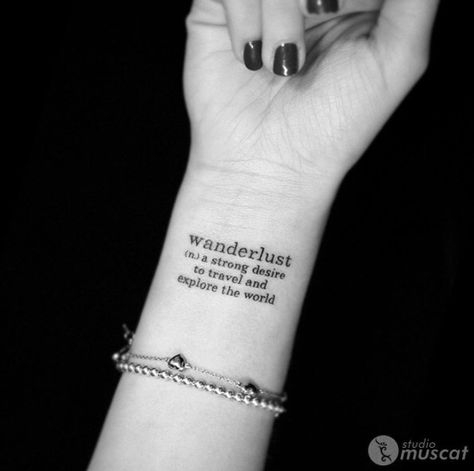 . Simple Wrist Tattoos, Meaningful Wrist Tattoos, Wanderlust Tattoo, Wrist Tattoos For Guys, Men Tattoos, Inspiration Tattoos, Geniale Tattoos, Small Wrist Tattoos, Wrist Tattoos For Women