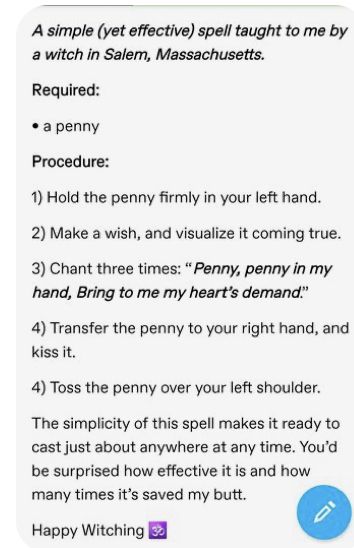 Penny Wish Spell, Reclaim Your Power Spell, How To Make A Wish Come True Spell, Color Of Protection, Spells For Bad People, Attraction Spell Witchcraft, Spells To Get Over Someone, Love Witch Tips, Witchy Sleepover