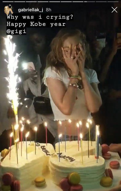 Gigi Hadid Birthday, Gigi Hadid 2014, Tribute To Mom, Specialty Cocktail, Hadid Sisters, Sleek Bun, 24th Birthday, Cake Shapes, Housewives Of Beverly Hills