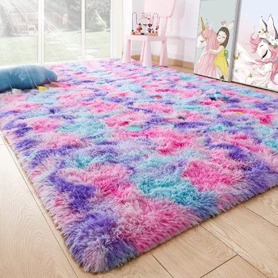 Baby Girls Bedroom, Rugs Cute, Unicorn Bedroom Decor, Forest Bedroom, Unicorn Room Decor, Unicorn Bedroom, Mermaid Room, Rainbow Room