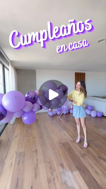 Tornaglobos on Instagram: "Decoración de cumpleaños en casa💜✨ en tonos lilas     #decoracioncumpleaños #globoscumpleaños #ideascumpleaños #happybirthday #cumpleañosencasa #inspocumpleaños #ideas #fiesta" Pastel Color Birthday Party Ideas, Birthday Set Up Ideas At Home, Ideas Para 15 Años Decoracion, Decoraciones De Quinceanera Ideas, 28 Birthday Ideas Women, Ideas Para 15 Años, Birthday Decorations Ideas, Ideas Para Decorar Una Fiesta, Small Birthday Parties