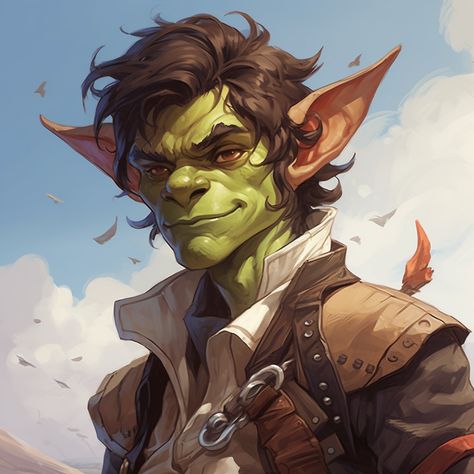 Mtg Goblin Art, Ugly Dnd Character, Goblin Oc Male, Goblin Dnd Character Design, Goblin Portrait, Dnd Goblin Character Design, Male Goblin Art, Goblin Sorcerer, Goblin Character Art