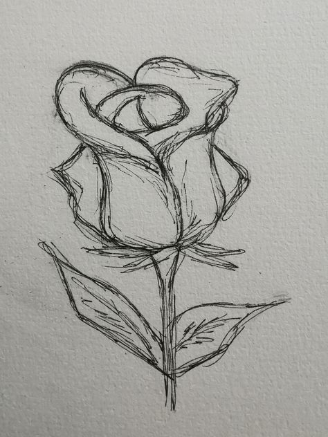 Lined Paper Drawing Ideas, Things To Draw For Your Mom, Seni Dan Kraf, Cool Pencil Drawings, Meaningful Drawings, Graffiti Style Art, Rose Drawing, Easy Doodles, Disegni Artistici