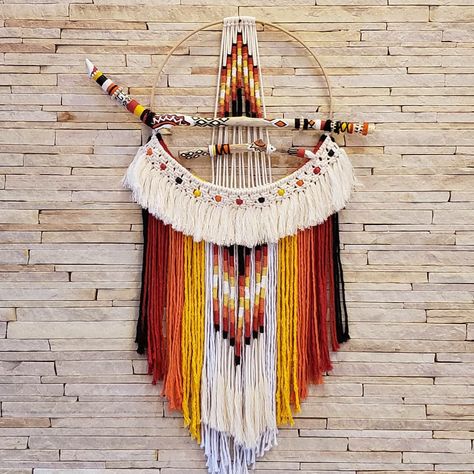 Native American Macrame, Native American Decor, Dream Catcher Diy, Macrame Ideas, Macrame Decor, Macrame Tutorial, Macrame Art, Macrame Projects, Macrame Cord