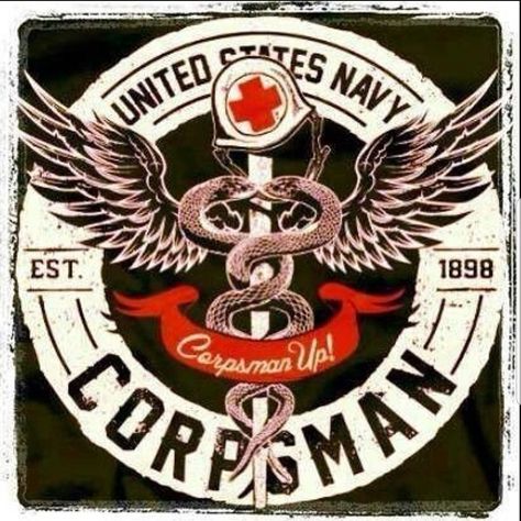 Navy Hospital Corpsman, Navy Tattoos, Navy Corpsman, Army Medic, Medical Jobs, Semper Fidelis, Go Navy, Combat Medic, Military Honor