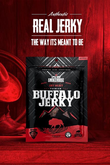 Little River Smokehouse - Beef & Buffalo Jerky on Packaging of the World - Creative Package Design Gallery Charcoal Packaging, Jerky Packaging, Butcher Design, Meat Packaging, Pork Jerky, Pets Products, Different Fruits And Vegetables, Luxury Packaging Design, Packaged Snacks