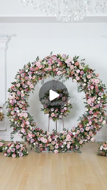 HMEOT Wedding Floral on Instagram: "Wedding Backdrop Round Arch Decor Rose Greenery Crown Floral Arrangement Table Centerpiece Ball Welcome Sign Flower Props H8809
Original Design and Production Of Wedding Floral Arrangements 
#artificialflower#flowerrow#tableflower#crownwreath#weddingdecorations#arrangementfloral#weddingaccessories#flowerarrangement
Aliexpress : HMEOT Official Store
https://www.aliexpress.com/store/4996019?spm=a2g0o.store_pc_allProduct.pcShopHead_41502929.0

WhatsApp：+1(213)397-1782" Round Arch Decor, Greenery Crown, Flower Props, Wedding Floral Arrangements, Arch Decor, Round Arch, Floral Arrangements Wedding, Instagram Wedding, Flower Backdrop