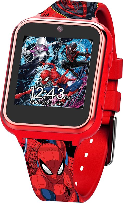 The Spiderman kids smart watch comes loaded with kid-friendly features for your child to enjoy smart wearables just like the grown ups! However unlike smartwatches for adults, this watch is designed specifically with kids in mind. Spiderman Kids, Boys Watches, Selfie Camera, Pink Watch, Voice Recorder, Smart Kids, Kids Watches, Learning Games, Best Sneakers