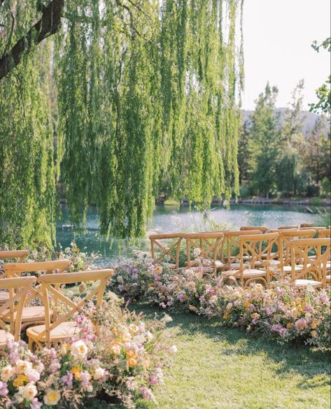 Black Swan Lake, Willow Tree Wedding, Forest Theme Wedding, Dream Wedding Decorations, Dream Venue, Future Wedding Plans, Dream Wedding Ideas Dresses, Garden Party Wedding, Lake Wedding