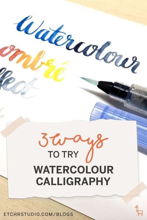 watercolour, watercolor, calligraphy Watercolour Writing, K In Calligraphy, Different Handwriting Styles, Different Ways To Write, Watercolour Calligraphy, Different Handwriting, Watercolor Quotes, Calligraphy Names, Art Learning