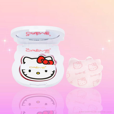 Shop Hello Kitty, Hello Kitty Merchandise, Hello Kitty Makeup, Mirror Compact, Blotting Paper, Hello Kit, Paper Leaves, Beauty Games, Friends Characters