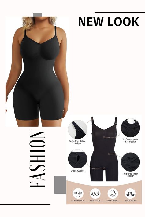 The shapewear is invisible beneath your daily clothes because of its seamless surface, light color. You can wear it anywhere with any outer clothing, such as shorts, low-cut blouses, skirts. It fits Office, Daily Wear, Sleep, Party, etc. Snatched Waist, Low Cut Blouses, Surface Light, Body Types Women, Daily Clothes, Shapewear Bodysuit, Women's Shapewear, Body Shaper, Body Shapers