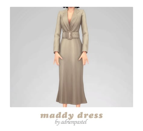 Parisian Outfit, Sims 4 Mm Cc, Sims 4 Dresses, Sims 4 Characters, Sims 4 Mm, Body Outfit, Sims Four, Sims4 Clothes, Sims 4 Cas