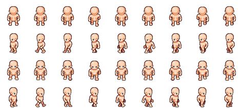 Pixel Reference, Reference Models, Pixel Pokemon, Videogame Art, Octopath Traveler, Indie Game Art, Pixels Art, Pixel Characters, Pixel Art Tutorial