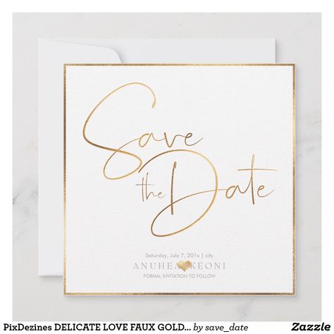 Gold Save The Dates, Background Diy, Save The Date Designs, Formal Invitation, Save The Date Cards, Save The Date, Wedding Designs, Colorful Backgrounds, Invitation Template