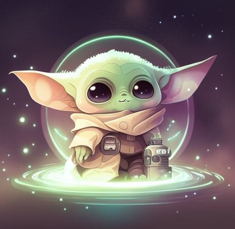 Yoda Artwork, Baby Joda, Bebe Yoda, Yoda Drawing, Yoda Art, Yoda Images, Yoda Wallpaper, Gems Art, Star Wars Yoda