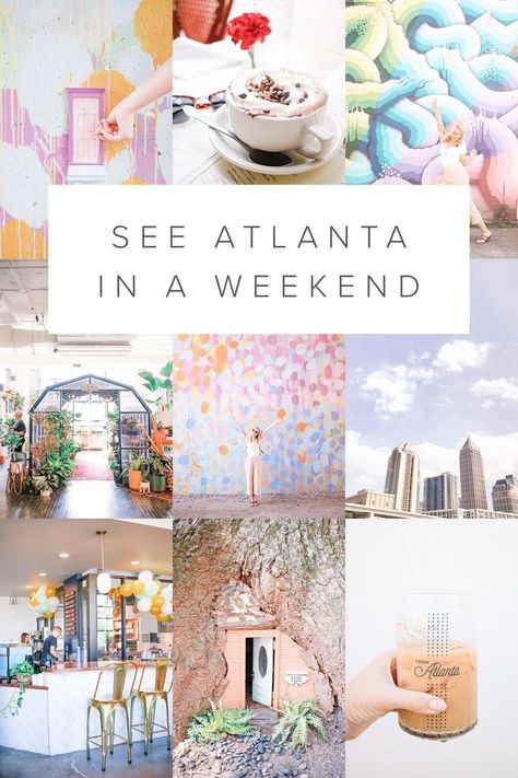 Atlanta Travel Guide, Tiny Doors, Weekend In Atlanta, Georgia Travel Guide, Southern Road Trips, Atlanta Travel, Visit Atlanta, Georgia Vacation, Atlanta Restaurants