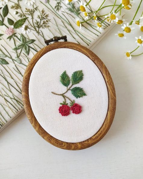 Embroidered Raspberries, Embroidery Raspberry, Raspberry Embroidery, Patterns Flowers, Hand Embroidery Patterns Flowers, Hand Embroidery Patterns, Pdf Patterns, May 23, Creative Life