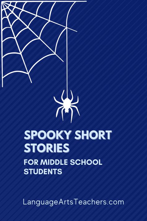 Spine-chilling short stories to engage your middle school students during the high-energy Halloween season! A small-but-mighty collection of the best spooky short stories that will leave your students wanting more! #MiddleSchoolELA Short Stories For Middle School, Halloween Short Stories, Teaching High School English, Language Arts Teacher, Holiday Lessons, Secondary Ela, Teaching Ela, Middle School English, Writing Exercises