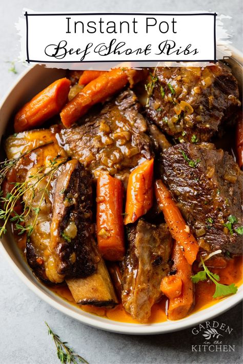 Instant Pot Beef Short Ribs, Instant Pot Short Ribs, Short Rib Stew, Boneless Beef Short Ribs, Beef Back Ribs, Beef Ribs Recipe, Beef Short Rib Recipes, Slow Cooked Meat, Short Ribs Recipe