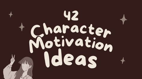 Character motivations are the driving force behind a character's choices in a story. People in real life are driven by goals and desires. Without motivations, characters may come across as flat or one-dimensional. When readers or viewers understand why characters are doing what they're doing, they become more invested Websites For Character Design, Character Desires, Character Goals, Motivation Ideas, Character Motivation, Writing Inspiration Tips, Writer Tips, Character Personality, Writing Prompts For Writers