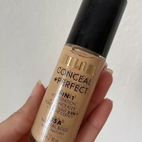 Milani Conceal And Perfect Foundation, Milani Foundation Shades, Milani Foundation Swatches, Milani Foundation, Best Full Coverage Foundation, Milani Conceal And Perfect, Foundation Swatches, High Coverage Foundation, Makeup List