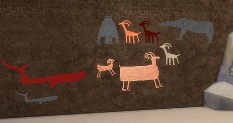 A sims 4 site with cc, lots and sims for download. Sims 4 Prehistoric, Sims For Download, Prehistoric Painting, Prehistoric Age, Sims Stories, Sims 4 Studio, Tea Sets Vintage, Best Sims, Cc Sims