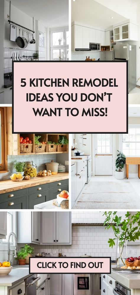 5 best kitchen remodel ideas Renovate Small Kitchen On A Budget, Remodeling A Kitchen, How To Start A Kitchen Remodel, Must Haves In Kitchen Remodel, Low Budget Kitchen Remodel, How To Survive A Kitchen Remodel, Kitchen Redo Ideas, Kitchen Transformation Budget, Kitchen Reno Ideas