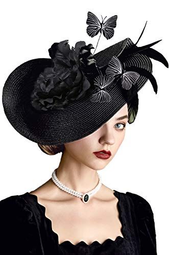 Victoria Costume, Butterfly Headpiece, 1920s Hat, Derby Hats Fascinators, Sinamay Hats, Hat Headband, Hat Fascinator, Overall Outfit, Hat Base