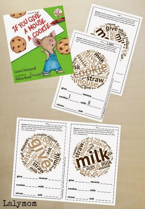 Mouse A Cookie Activities, Laura Numeroff Author Study, Cookie Activities, Book Inspired Crafts, Cookie Crafts, Cookie Printable, Early Preschool, Book Club For Kids, Laura Numeroff